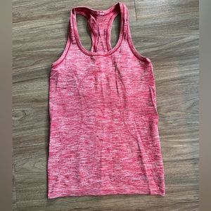 Lululemon Heathered Red Swiftly Tech Racerback Tank Size 4